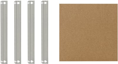 Shelfplaza HOME plankenset voor HOME zware stellingkasten - 30x30 cm - verzinkt
