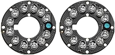 IR Infrarood Board - LED Verlichting Camera - Nachtzicht Verbeteren - 12 LEDs 850nm - 43 mm - Niet gespecificeerd