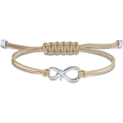 Swarovski Swa Infinity Eeuwige Liefde Kunstmatig Kristal Armband Uniseks armband Beige 5533725 Box (Random Color) white