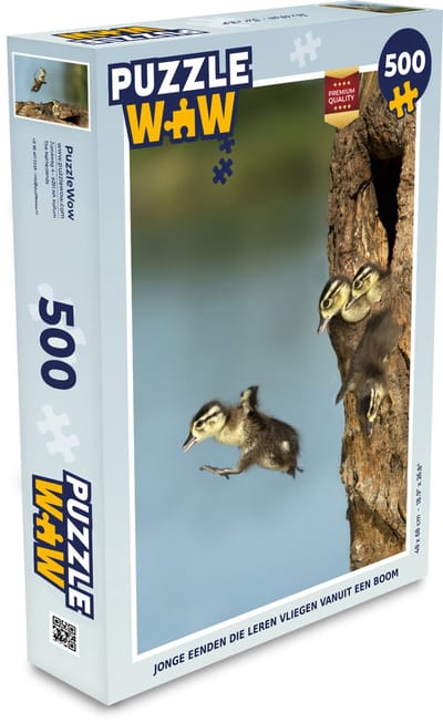 Puzzel Eend - Vliegen - Boom - Legpuzzel - Puzzel 500 stukjes