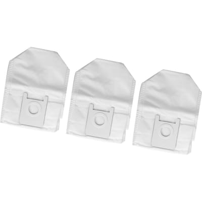 3 Pcs Sac à Poussière en Fibre Accessoire de Remplacement Compatible avec Aspirateur Série ROIDMI EVE Plus white