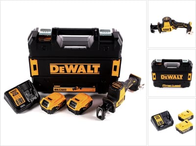 DeWalt DCS 369 M2 accu-reciprozaag 18 V + 2x accu 4,0 Ah + oplader + TSTAK