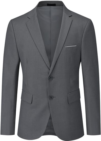 ALLTHEMEN Heren Pakjas Slim Fit Jas Blazer voor Zakelijk - Bruiloft Vrijetijdsblazer- S