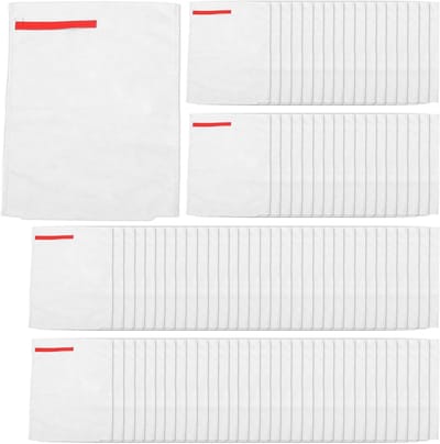 Fruitzakken - Beschermzakken Groenten - Fruit Beschermen - Ademend Vliesmateriaal - 100 Stuks - Wit