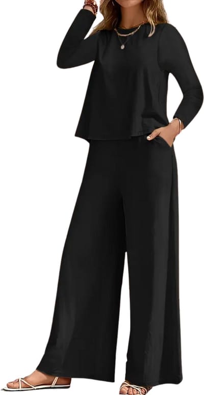Nivard Linnen Broek Dames - Zomerbroek - Volwassenen - Lange Broek - Pantalon - Strandbroek - Zomer - Ibiza Stijl - Zwart - Maat S