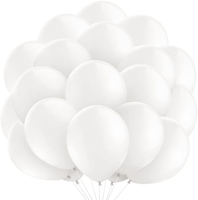 Dailygoods- Ballonnen Set 20 Stuks - Witte Latexballonnen 25 cm - Bruiloftsballonnen - Feestdecoratie - Ballonnenboog - Hoogwaardige Kwaliteit - Feestballonnen