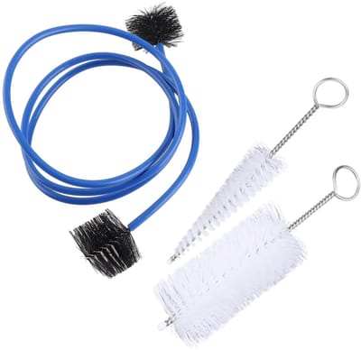 Dailygoods- Trompet Reinigingsset Professionele Kwaliteit - 3 Borstels - Kunststof - Lichtgewicht - Duurzaam - Antiroest Handvat - Trompet Onderhoudset