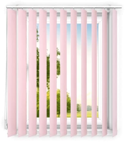 time4blinds - verticale lamellen - verduisterende lamellen voor kantoorwerkplekken en voor thuis - Slaapkamer Jaloezieën - Keuken Jaloezieën - 80x120 cm - Roze