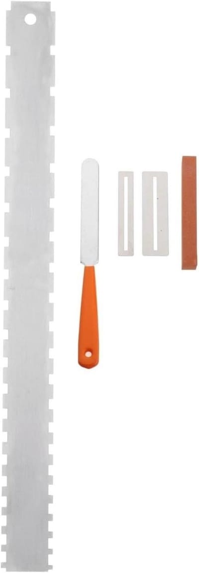 Gereedschap Gitaar - Luthier Set - Instrument Onderhoud - Roestvrij Staal - 5 Delig - Zilver