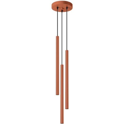 Sollux Lighting Hanglamp Pastelo - G9 - rode oker - staal - 104x19.5x19.5cm