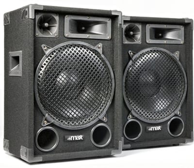 SkyTec MAX12 disco speakerset 12 1400W