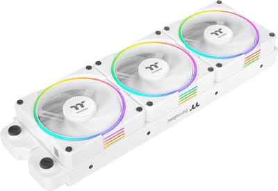 Thermaltake TS120 EX RGB - Ventilator Koeler voor PC - 3x120mm - PWM 500-2000 RPM - Modulair - Wit