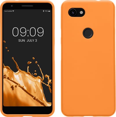 kwmobile telefoonhoesje geschikt voor Google Pixel 3a - Hoesje voor smartphone - Back cover in fruitig oranje
