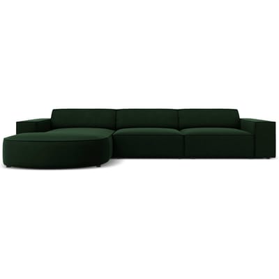 4-zits hoekbank Jodie velvet Chaise Longue links | Micadoni Limited Edition