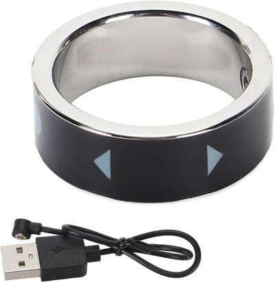 Slimme Bluetooth Ring voor Pagina Omzetten, Camera Afstandsbediening en Video Scrollen, Maat 22