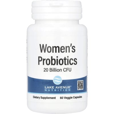 Lake Avenue Nutrition, Probiotique pour femmes, 20 milliards d'UFC, 60 capsules végétariennes