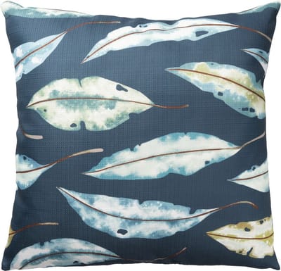 Harlequin in-outdoor sierkussen Kinina Marine/Moss - 45x45 cm