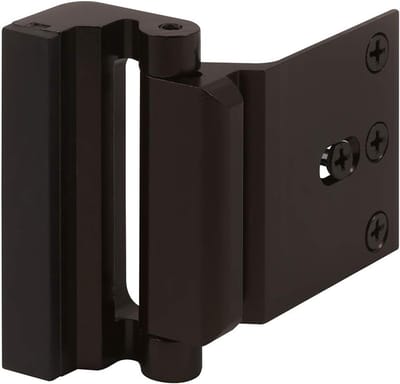 Deurversterkingsslot voor Extra Beveiliging - Aluminium Constructie, 7,6 cm - Voor Voorkomen van Ongeoorloofde Toegang