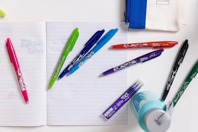 Uitwisbare Rollerball Pen Blauw - Gummeerbare Inkt voor School en Kantoor