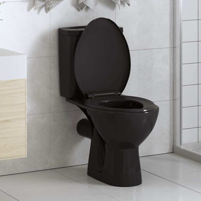 vidaXL - Toiletbril - soft-close - met - quick-release - ontwerp - zwart