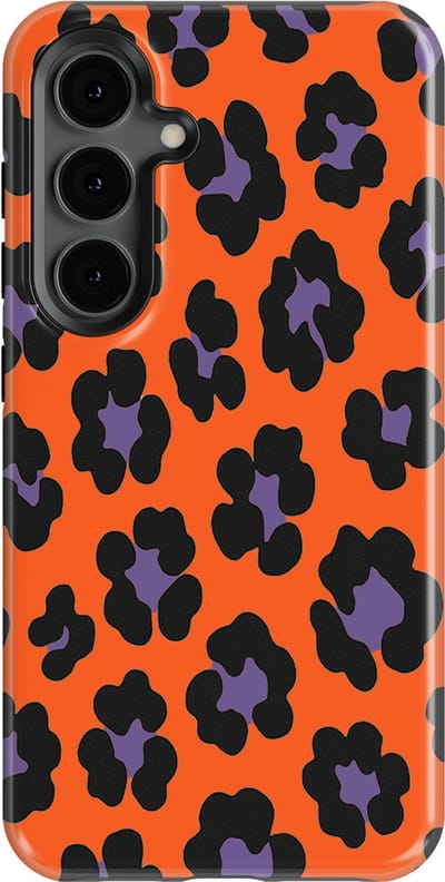 DripCase Luipaard Hoesje Samsung Galaxy S24 | Backcover met Mag | Hoesje met Dierenprint Samsung Galaxy S24 Bold Bite