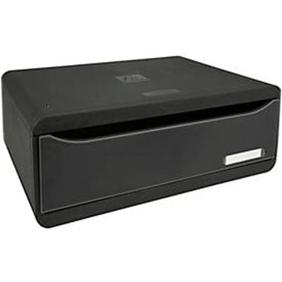 Exacompta Toolbox zwart, archiefmodule met 1 lade & etikethouders, liggend formaat 270 mm diep, stapelbaar, 25 jaar garantie