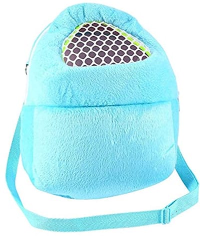 Dailygoods- Huisdierdragertas Veiligheid en Comfort - Draagtas/Rugzak - Verstelbare Schouderriem - Mesh Bovenkant - Geschikt voor Hamster/Egel - Handig voor Reizen - Huisdierdrager