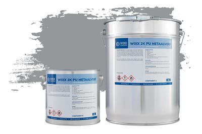 Wixx 2K PU Metaalverf - 5L - RAL 7015 | Leigrijs