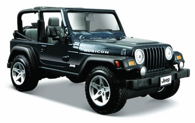 Maisto Jeep Wrangler Rubicon 1:27 Metal Model Auto - Blauw