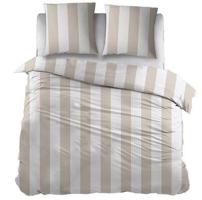 Snoozing Kristy Dekbedovertrek - Tweepersoons - 200x200/220 cm - Beige