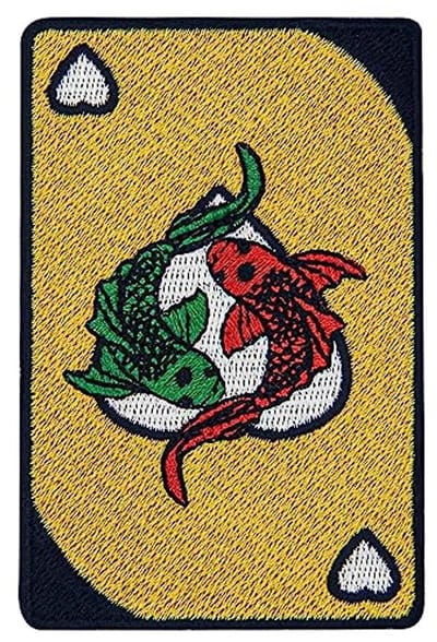 Geborduurde Koi Fish Patch - Ijzer Op En Naai Embleem