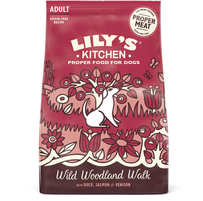 Lily's Kitchen - Hondenvoer - Droogvoer - Eend, Zalm en Hert - 12 kg
