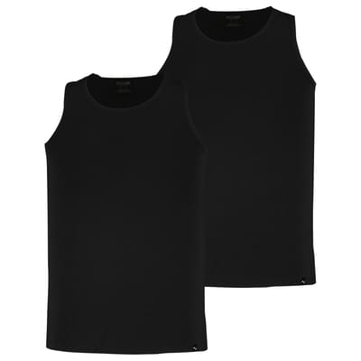 Heren everyday hemd - Black - M - 2 paar