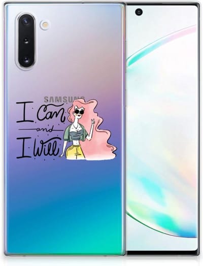 Samsung Galaxy Note 10 Telefoonhoesje met Naam i Can