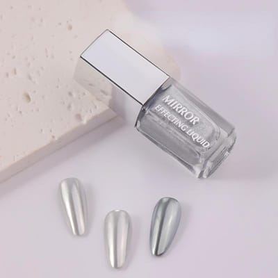 5ml Magic Chrome Vloeibaar Aurora Poeder Metallic Spiegeleffect Nagellak DIY Nail Art Decoratie