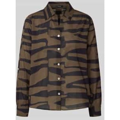 Regular fit blouse met knoopsluiting, model 'Fumani'