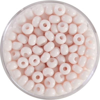 Rocailles, rijke kleuren, 4,5mm - Créme