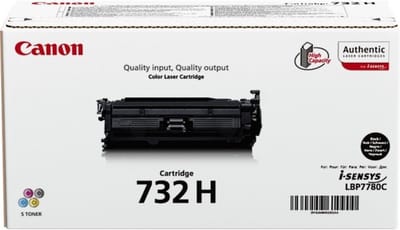 Canon 732HBK - Tonercartridge / Zwart / Hoge Capaciteit