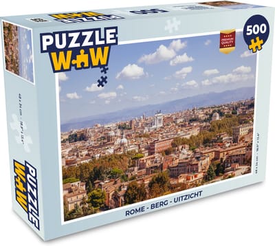 Puzzel Rome - Berg - Uitzicht - Legpuzzel - Puzzel 500 stukjes