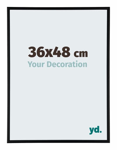 Your Decoration - Puzzellijst 36x48 cm - Zwart Mat - Puzzellijst 500-1000 stukjes - Aluminium Fotolijst - Kent