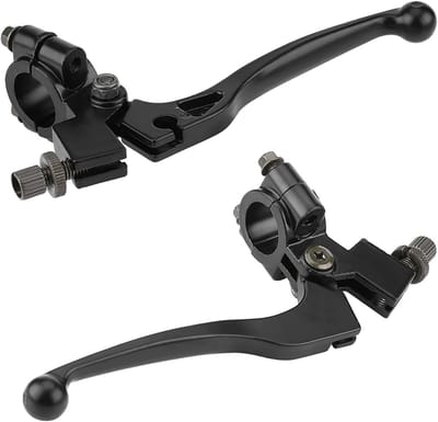 Motorfiets Koppeling Levers, 22mm 7/8 Inch Handvat Koppeling Levers, Opvouwbare Remlevers met Bevestiging voor 50CC en 125CC Dirt Pit Bikes voor Optimale Controle en Prestaties