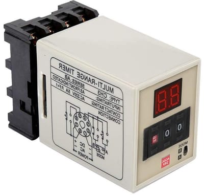 Vertragingstijd relais 0.01S-99H met dubbele modus en LED-display voor AC/DC 24V toepassingen
