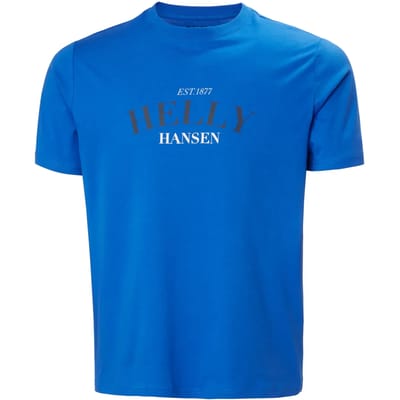 Helly Hansen Core Graphic T 2.0 T-shirt Met Korte Mouwen Blauw L Man