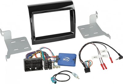 2-DIN Kit Fiat Ducato/ Citroën Jumper/ Peugeot Boxer(250*) Facelift 2016 - Pianolak Zwart
