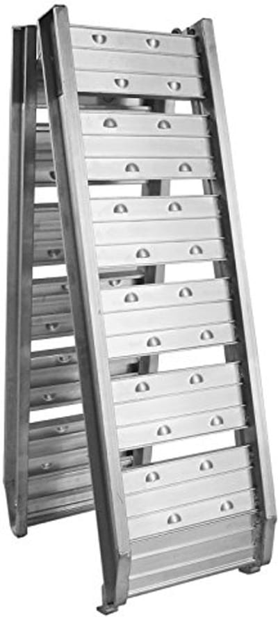 Vouwbare aluminium laadramp 182 cm - 200 kg capaciteit