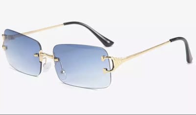 Heren zonnebril - Summer Gold Blue - Dames zonnebril - Sunglasses - Luxe design - U400 protection - HD