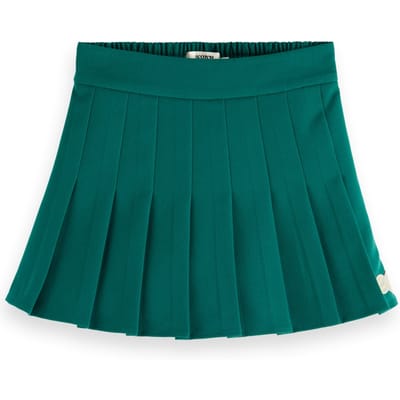 Scotch & Soda Girl Pleated Tennis Skort Pitch Green Maat: 8 | Rokken Outlet | Unisex | Groen