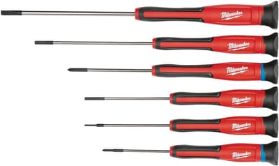 Precisie Schroevendraaierset - Mini Schroevendraaiers Set - Fijnmechanica Reparatie - Alle Metalen Kern - 6 Delig - Niet Gespecificeerd