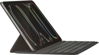Toetsenbord Hoes Geschikt voor iPad 2025 (A16) 11e Generatie - Casemania Bluetooth Magnetisch Smart Folio Draadloos Keyboard Case met Stand - Smart Cover met QWERTY Wireless Toetsenbord - Grijs