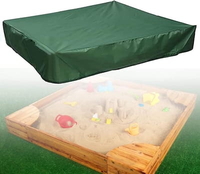 Zandbak Afdekhoes - Zandbak Dekzeil - Zandbak Beschermen - Waterdicht Oxford Doek - 150x150cm - Groen